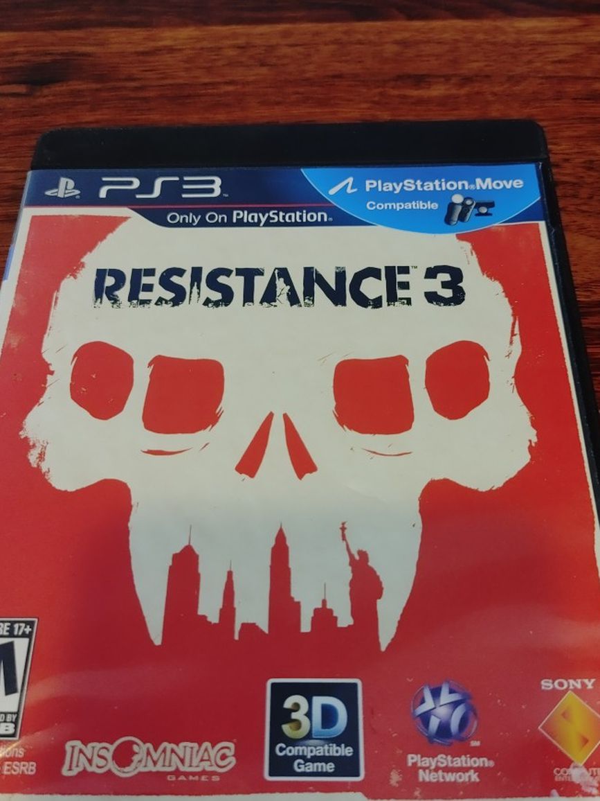Resistance 3 For PS3