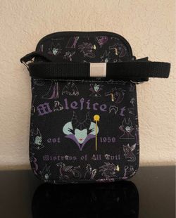Maleficent cross body purse