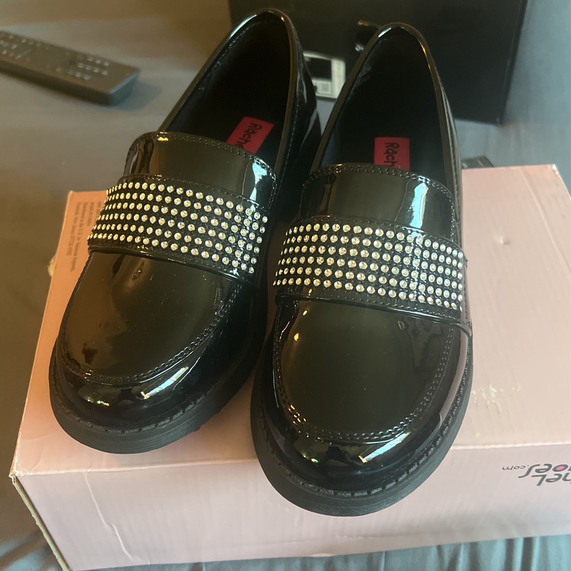 BRAND NEW Mary Jane Penny Loafers SIZE 2youth Girls Mary Jane Loafers Bedazzled