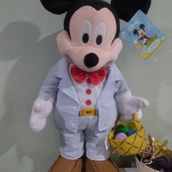 Disney Mickey 2017 Easter Greeter Stuffed Animal &Plush 