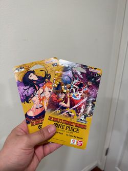 One Piece Card Game OP-17 Booster Packs x2