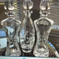 Rare Towle 3 Piece Decanter Set-$75.