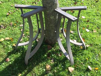 Re-Claimed Table Legs steam punk industrial L👀K Powder Coated