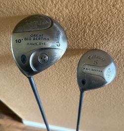 Callaway BIG Bertha Driver + Wood LEFT HANDED Regular Flex