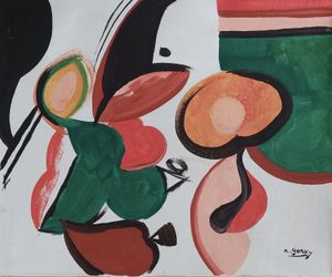 Gorky Signed Painting Sold As Is