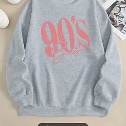 New Oversized 90's Babe Sweatshirt 