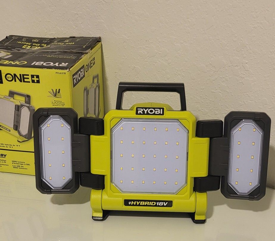 18V Cordless Hybrid 3000 Lumens LED Panel Light (Tool Only)