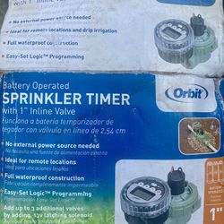 Orbit Battery Operated Sprinkler Timer with Valve (57860) 1 Inch