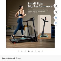 Caminadora Sunny Health & Fitness Cinta de Correr Plegable Inteligente de Facil Montaje - SF-T7610SMART