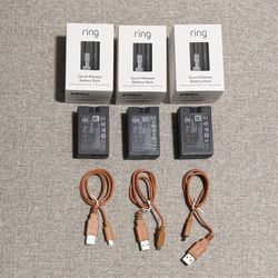 Ring Quick Release Rechargeable Lithium-ion Batteries 