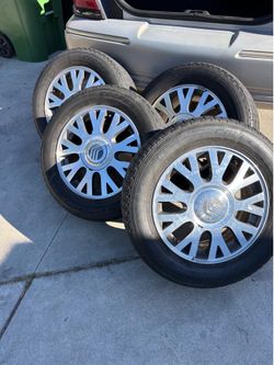 4 rims and tires 225/60/16-2003-2011 Mercury grand marquis,Lincoln town car,Ford grand Victoria