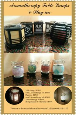 Aromatherapy lamps & Plugins