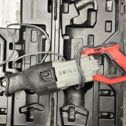 SKILSAW SPT44 15-Amp Reciprocating Saw w/ Buzzkill & Case
