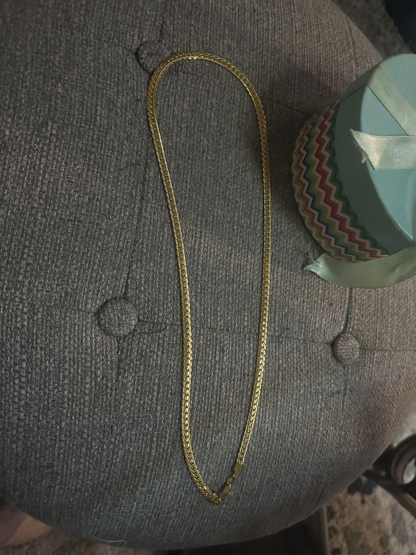 24” 18k Gold Men 4mm Chain New