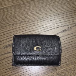 Coach leather wallet