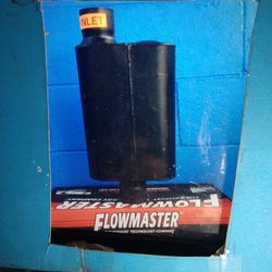 FLOWMASTER PERFORMANCE MUFFLER 40 SERIES INSTALLED INCLUDES ELMOFLES