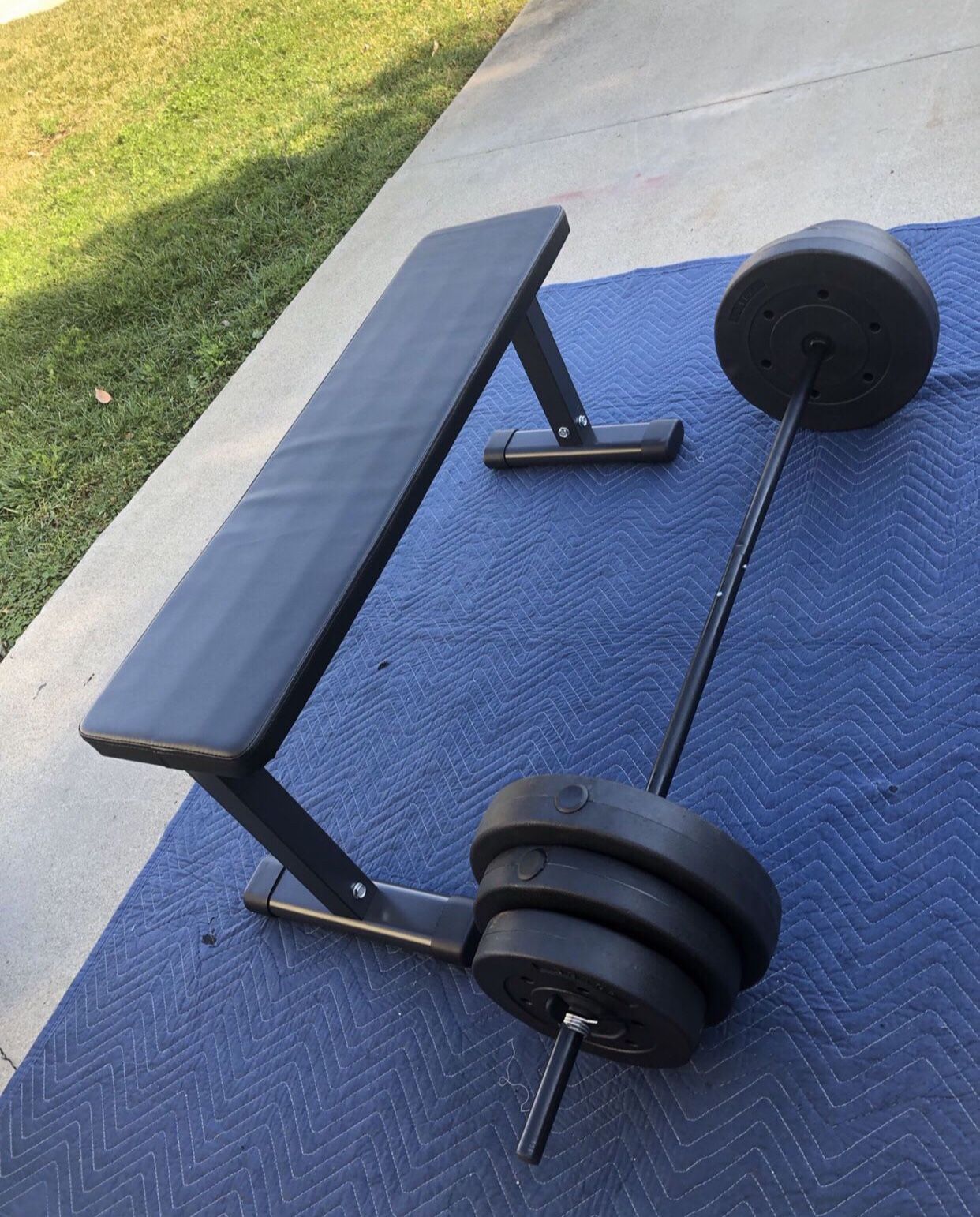 100lb Weight Set & Bench