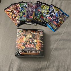 Yu-Gi-Oh! Booster Packs and Box (Japanese)