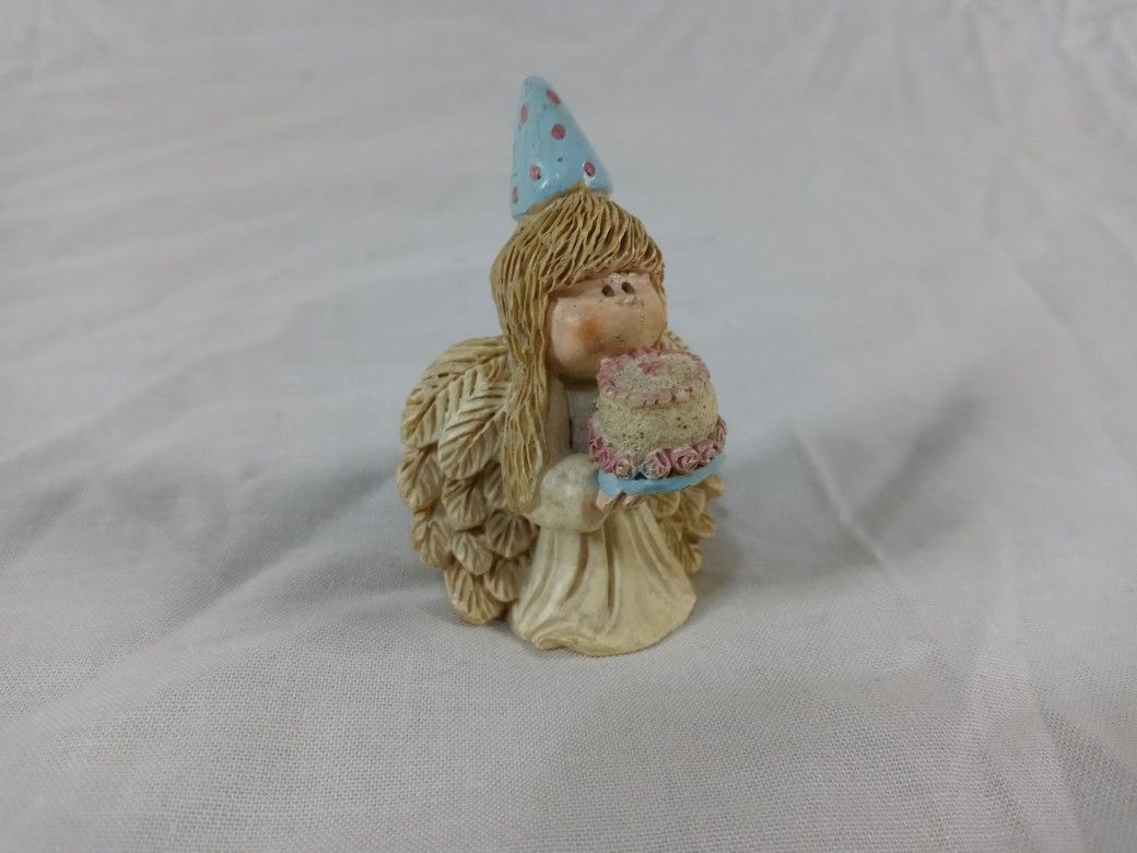vRare Possible Dreams Santas figurine Birthday Wishes Angel *Vintage Toy*