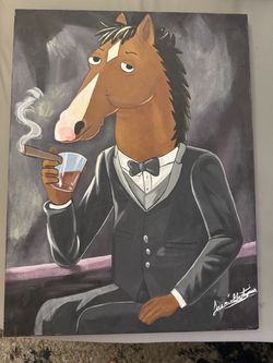 Hand Painted Bojack Horseman  Piece