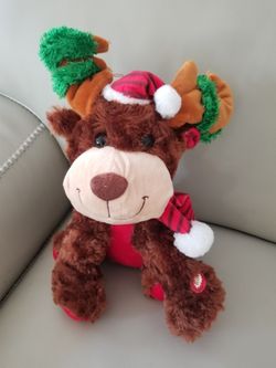 Musical Christmas plush toy jingle bells
