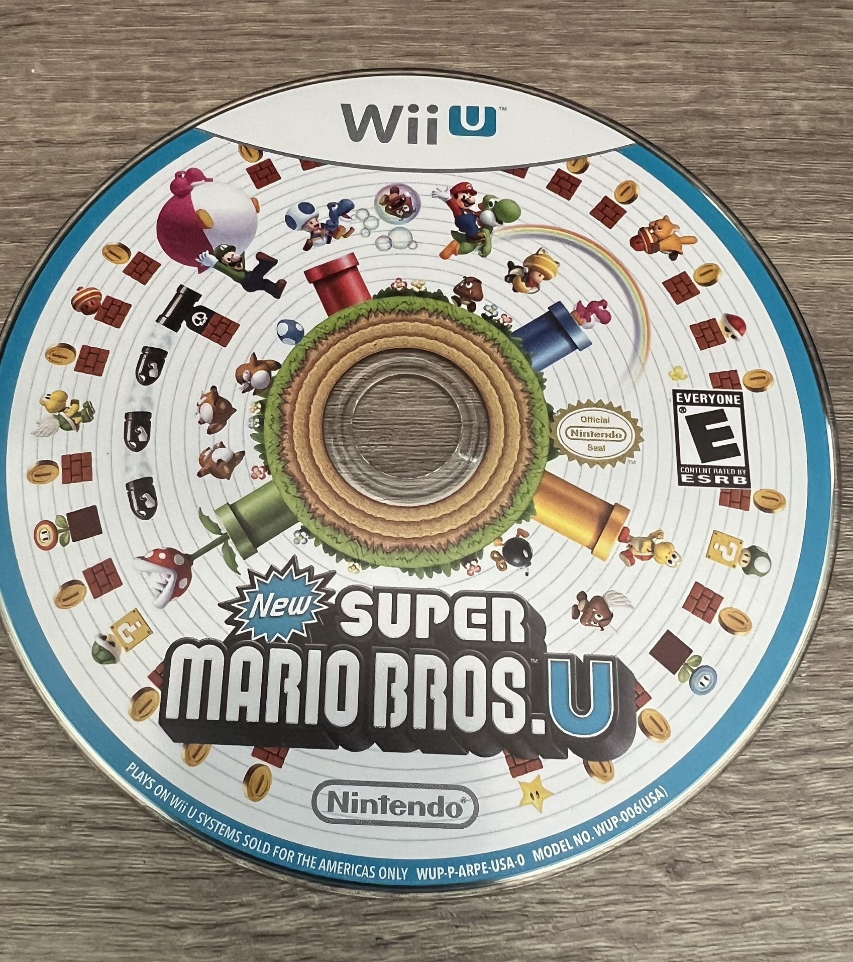 New Super Mario Bros. U for Nintendo Wii U Tested - Disc Only Video Games