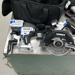 Hart 3 Pc Cordless Combo 1 Battery 2 Chargers Bag & Accessories 