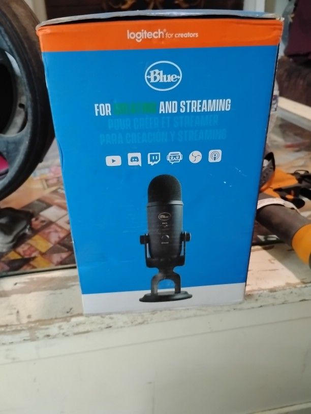 Your Phone Blue Logitech And Creations Legendary Blue Broadcast Sound