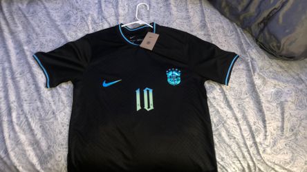 2022 Brazil Concept Edition Jersey Black Featuring Neymar Jr