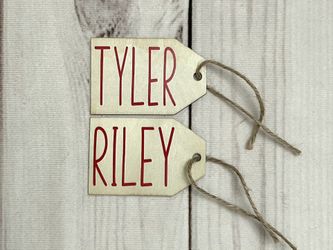 Wood Gift Tags