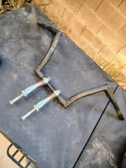 Handlebars and risers 11"
