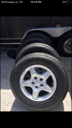 Mercedes rims and tire
