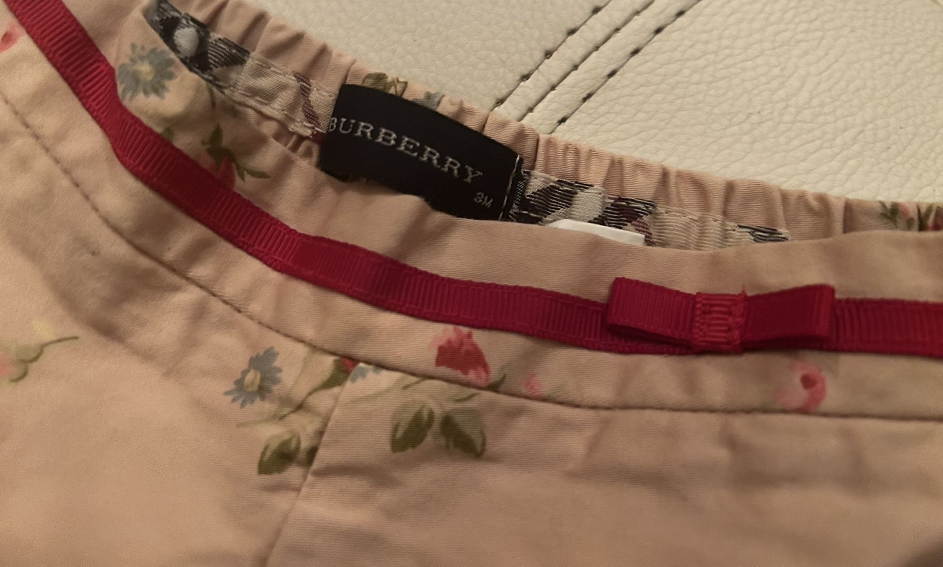 Burberry Shorts 3 Months