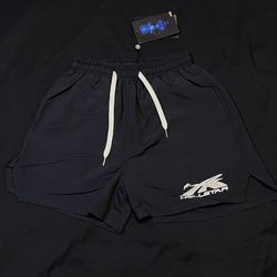 Hellstar nylon embroidered shorts 