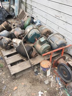 Electric motors . Different sizes . 50 Dollars up .