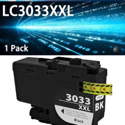 Replacement High Yield Ink Cartridge Compatible for Brother LC3033XL Ink Cartridges Compatibles for Brother MFC-J995DW J815DW J805DW Printers Black