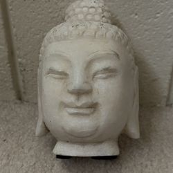 Buddha head sculpture