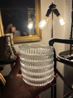 Vintage Glass Coaster 