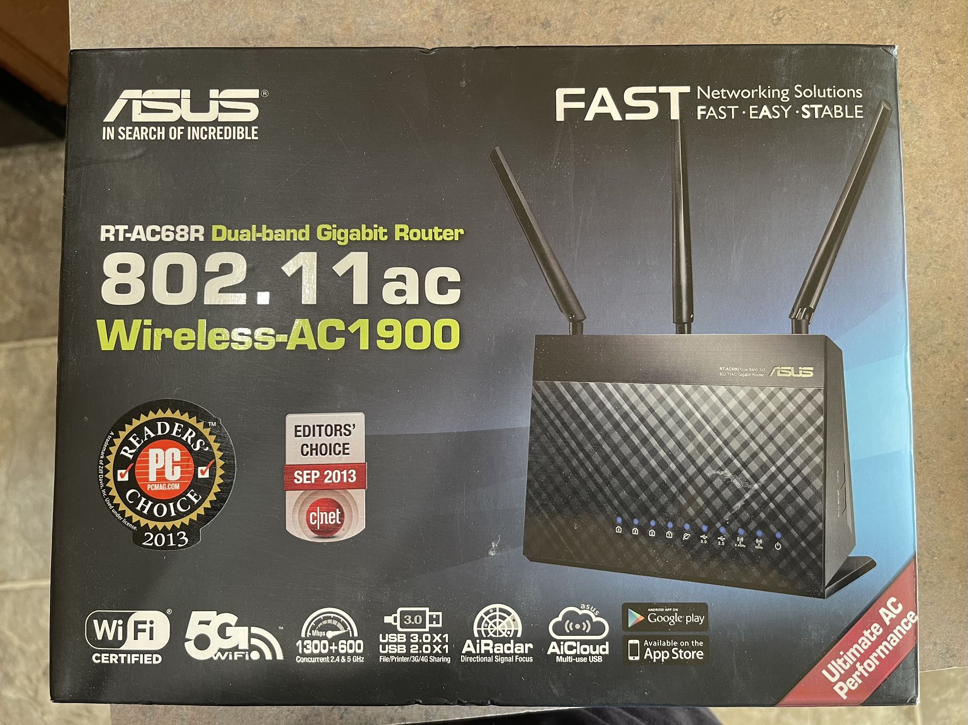 ASUS RT-AC68R Dual-band Gigabit Router