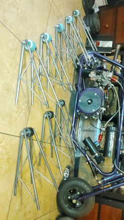 Minibike wheelie bars