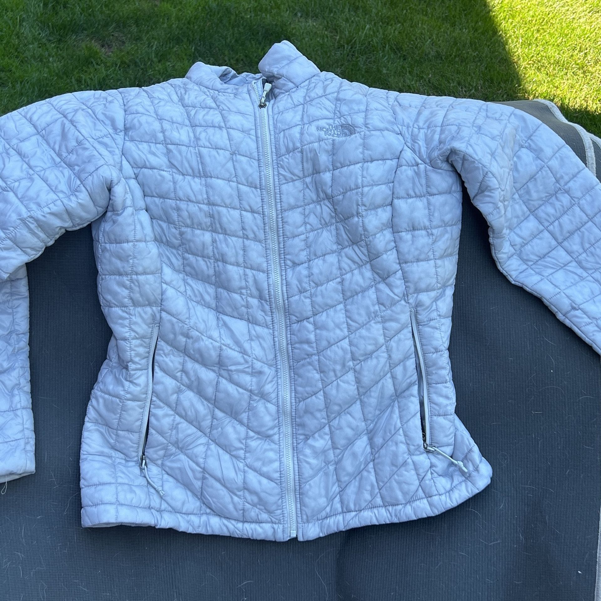 Lilac North Face Womens Parka Size m