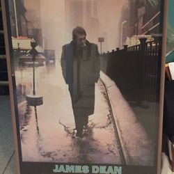 James Dean framed poster