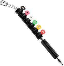 Pressure Washer Wand with 6 Spray Nozzles 30°