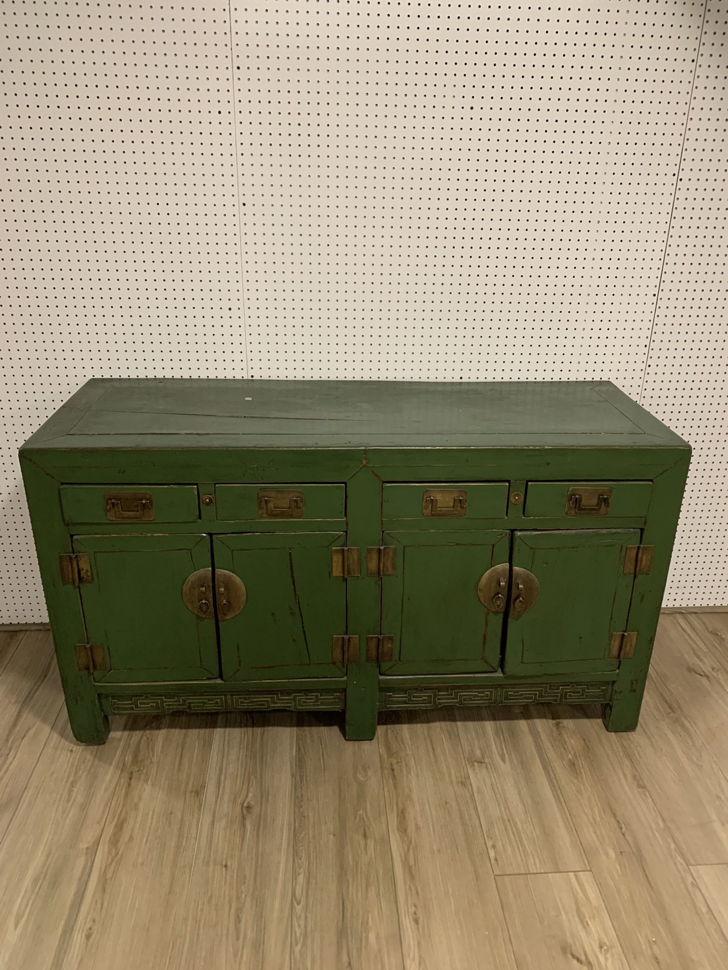 Green Antique Chinese Cabinet