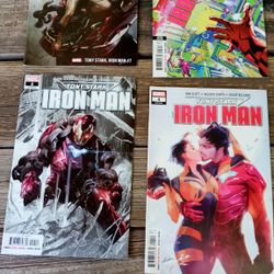 Lot Of 6 Marvel Comic Books Iron Man