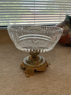 Vintage glass dish