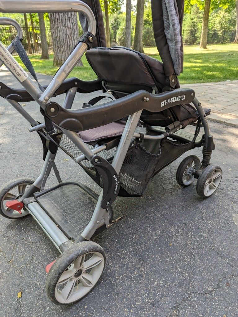 Sit And Stand Double Stroller