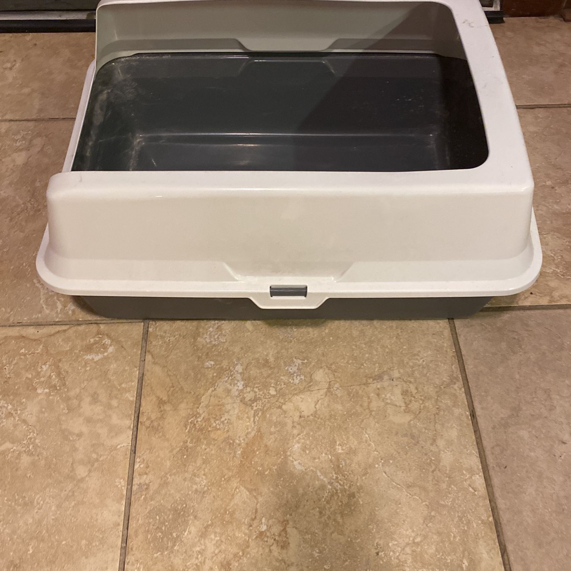 Cat Litter Box Plus Cat Dishes