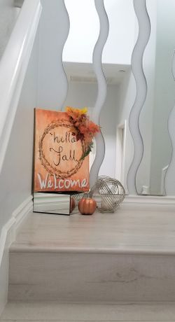 Oil paint Hello Fall - Pumking