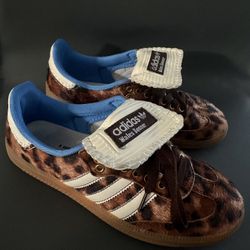 Wales Bonner x adidas Samba Pony 'Leopard' 